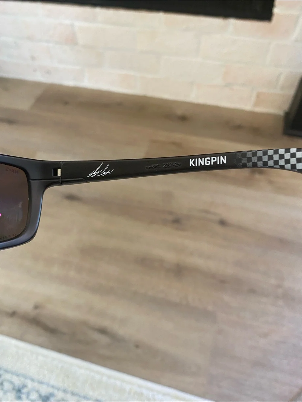 Wiley X Kingpin Black Wrap Sunglasses Joey Logano Signature Edition Rare 🏁
